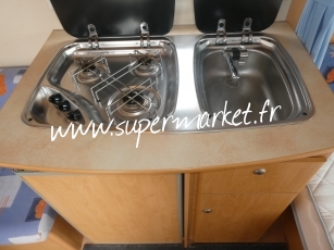 Caravelair - Antares  luxe 340 Lit fait  Ref 2377