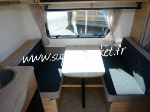 Caravelair - Sport line 410 plan camping car AVEC AUVENT