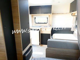 Caravelair - Sport line 410 plan camping car AVEC AUVENT