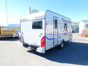Caravelair - Sport line 410 plan camping car AVEC AUVENT