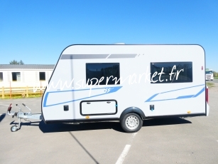 Caravelair - Sport line 410 plan camping car AVEC AUVENT