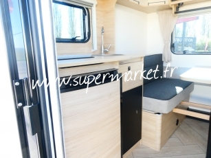 Caravelair - Sport line 410 plan camping car AVEC AUVENT