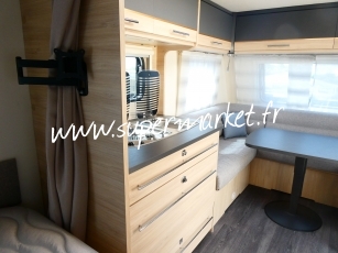 Caravelair - Antares Titanium 455 Plan camping car mover COMME NEUVE Ref 