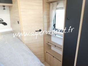 Caravelair - Sport line 410 plan camping car CLIM avec store ou auvent